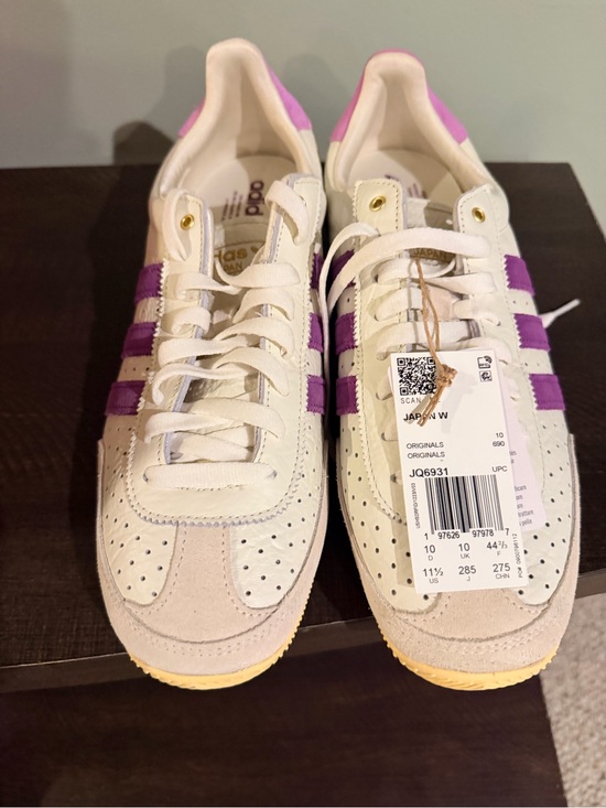 adidas Shoes - adidas Japan W Leather Sneakers in White/Purple Brand new with tags women’s 11.5